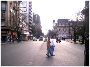 Los estudiantes en la ciudad de La Plata